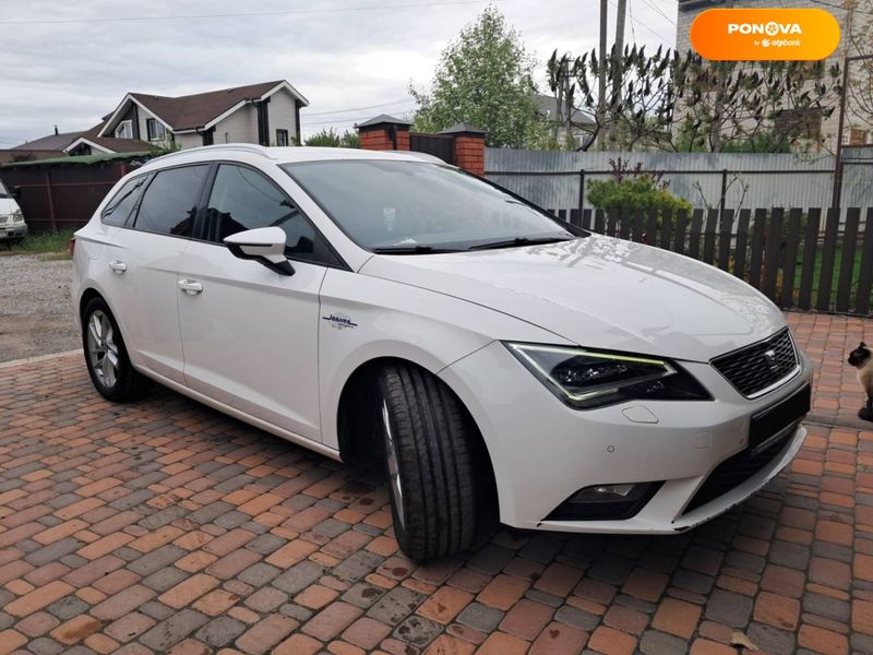 SEAT Leon, 2014, Дизель, 1.6 л., 287 тыс. км, Универсал, Белый, Киев Cars-Pr-68193 фото