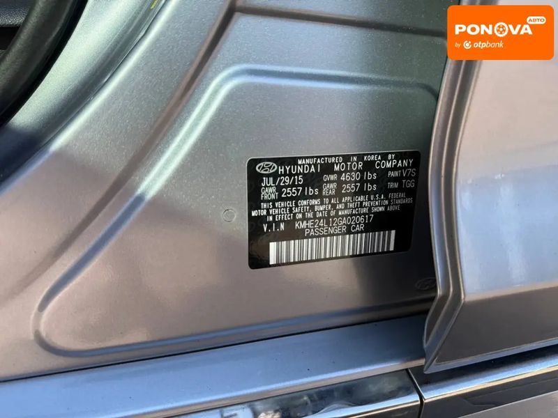 Hyundai Sonata, 2015 р., Гібрид (MHEV), 213 тис. км, Седан, Сірий, Київ AT-10403961 фото
