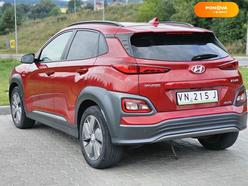 Hyundai Kona Electric, 2019, Електро, 66 тис. км, Позашляховик / Кросовер, Червоний, Тернопіль 110974 фото