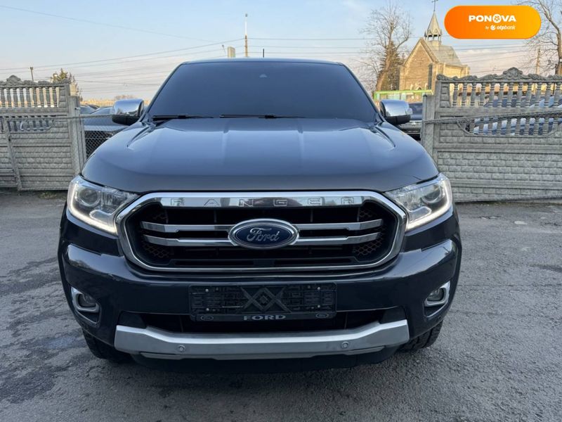Ford Ranger, 2019, Дизель, 2 л., 177 тис. км, Пікап, Сірий, Тернопіль Cars-Pr-56087 фото