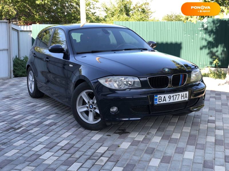 BMW 1 Series, 2005, Бензин, 2 л., 199 тис. км, Хетчбек, Синій, Кропивницький (Кіровоград) Cars-Pr-61646 фото