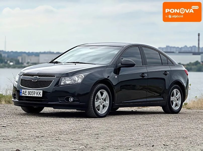 Chevrolet Cruze, 2009 р., Бензин, 167 тис. км, Седан, Чорний, Дніпро (Дніпропетровськ) AT-10410242 фото