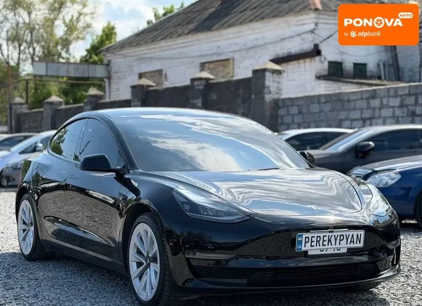 Tesla Model 3, 2022 р., Електро, 123 тис. км, Седан, Чорний, Дніпро (Дніпропетровськ) AT-10417732 фото