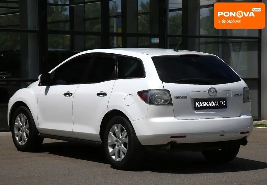 Mazda CX-7, 2008 р., Бензин, 193 тис. км, Позашляховик / Кросовер, Білий, Харків AT-10419189 фото
