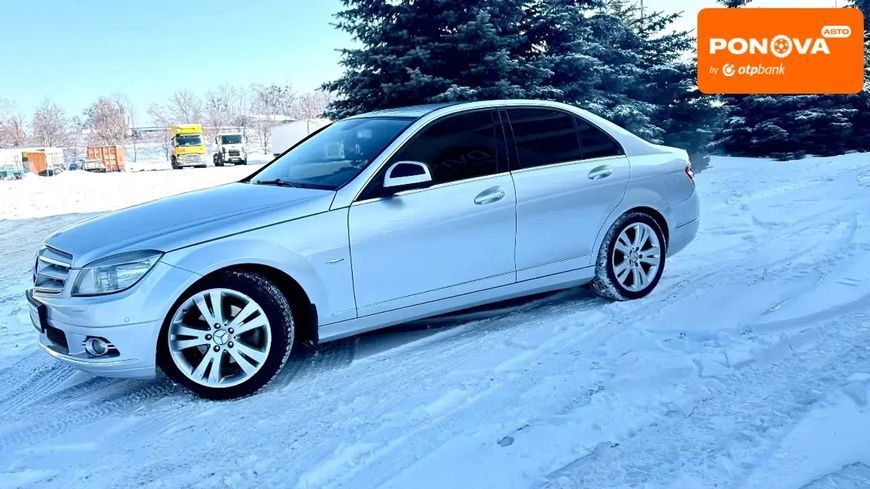 Mercedes-Benz C-Class, 2008 р., Бензин, 306 тис. км, Седан, Сірий, Харків AT-10408357 фото
