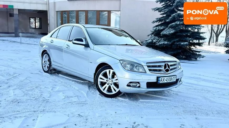 Mercedes-Benz C-Class, 2008 р., Бензин, 306 тис. км, Седан, Сірий, Харків AT-10408357 фото