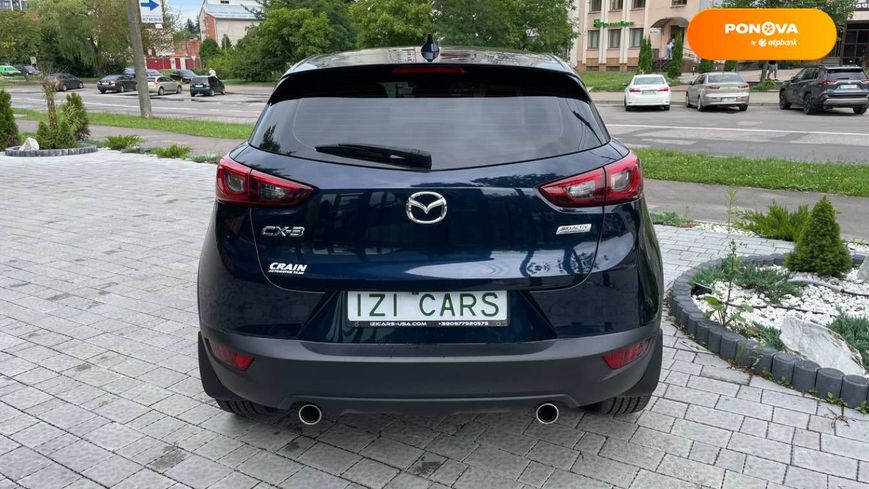 Mazda CX-3, 2019, Бензин, 2 л., 17 тис. км, Позашляховик / Кросовер, Синій, Львів 108311 фото