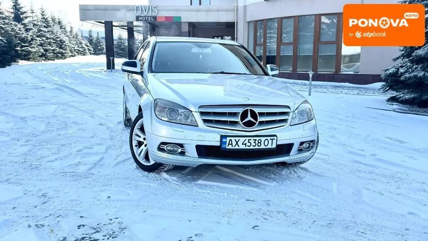 Mercedes-Benz C-Class, 2008 р., Бензин, 306 тис. км, Седан, Сірий, Харків AT-10408357 фото