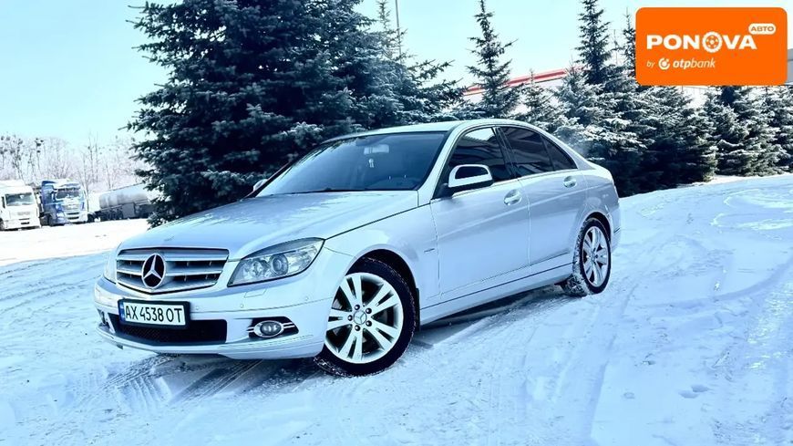 Mercedes-Benz C-Class, 2008 р., Бензин, 306 тис. км, Седан, Сірий, Харків AT-10408357 фото