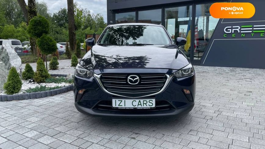 Mazda CX-3, 2019, Бензин, 2 л., 17 тис. км, Позашляховик / Кросовер, Синій, Львів 108311 фото