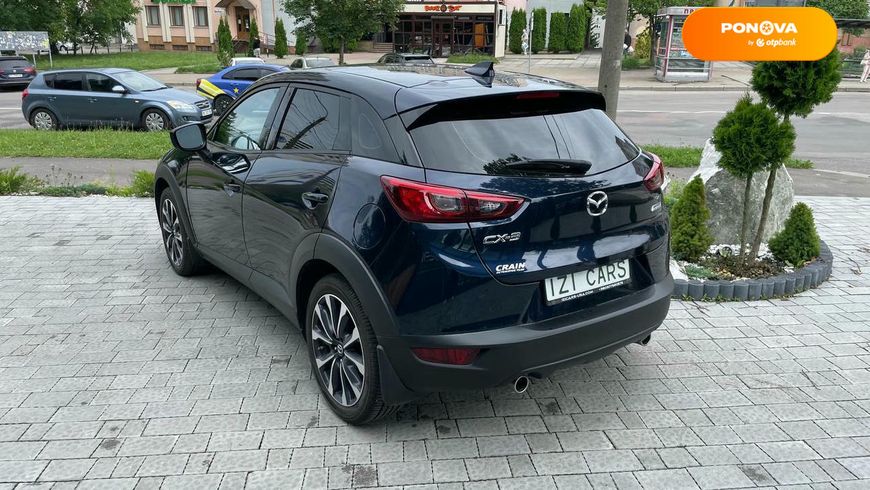 Mazda CX-3, 2019, Бензин, 2 л., 17 тис. км, Позашляховик / Кросовер, Синій, Львів 108311 фото