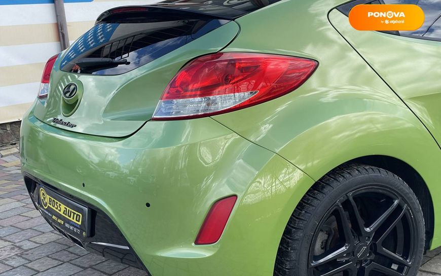 Hyundai Veloster, 2012, Бензин, 1.59 л., 174 тис. км, Хетчбек, Зелений, Стрий 100350 фото