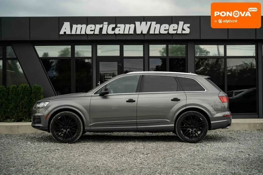 Audi Q7, 2017 р., Бензин, 158 тис. км, Позашляховик / Кросовер, Сірий, Чернівці AT-10418306 фото