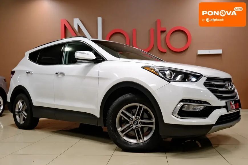 Hyundai Santa FE, 2019 г., Бензин, 135 тыс. км, Внедорожник / Кроссовер, Белый, Одесса AT-10408437 фото