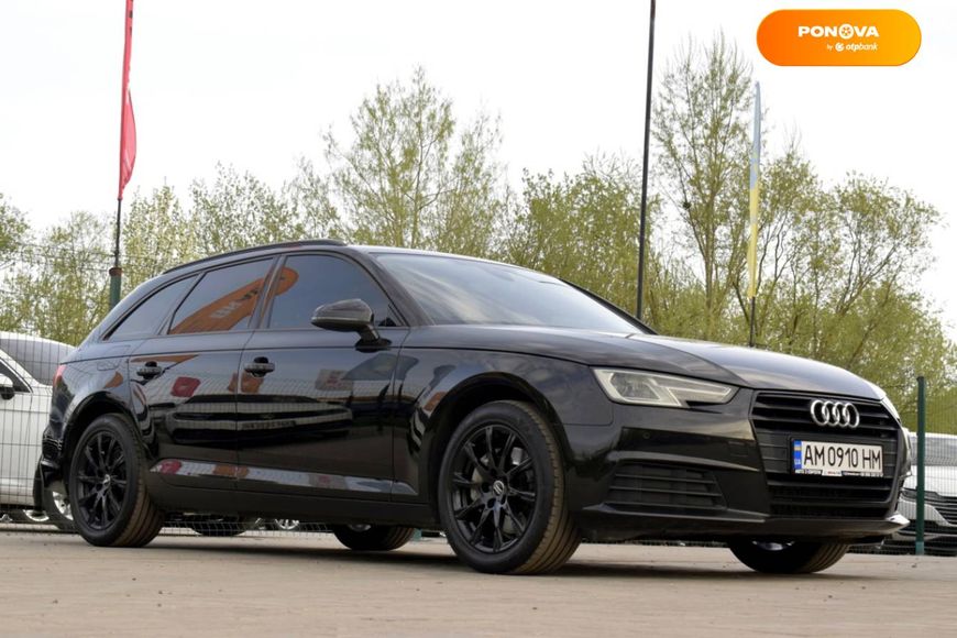 Audi A4, 2019, Дизель, 2 л., 202 тыс. км, Универсал, Чорный, Бердичев 35793 фото