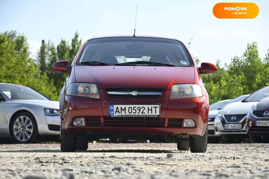 Chevrolet Kalos, 2008, Бензин, 1.4 л., 143 тис. км, Хетчбек, Червоний, Бердичів 110295 фото