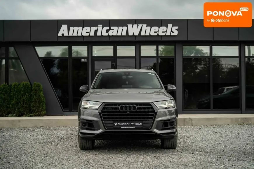 Audi Q7, 2017 р., Бензин, 158 тис. км, Позашляховик / Кросовер, Сірий, Чернівці AT-10418306 фото