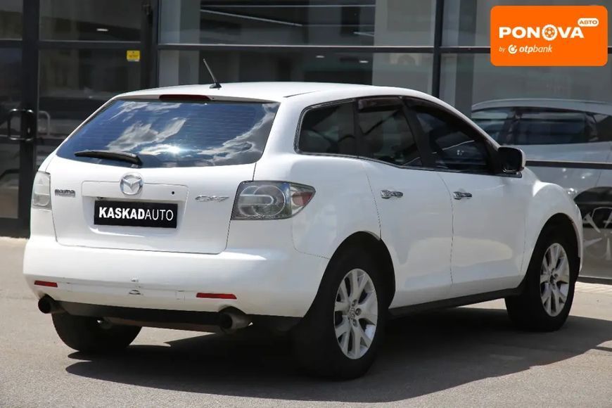 Mazda CX-7, 2008 р., Бензин, 193 тис. км, Позашляховик / Кросовер, Білий, Харків AT-10419189 фото