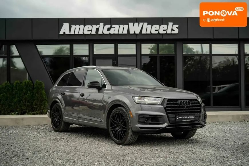 Audi Q7, 2017 р., Бензин, 158 тис. км, Позашляховик / Кросовер, Сірий, Чернівці AT-10418306 фото