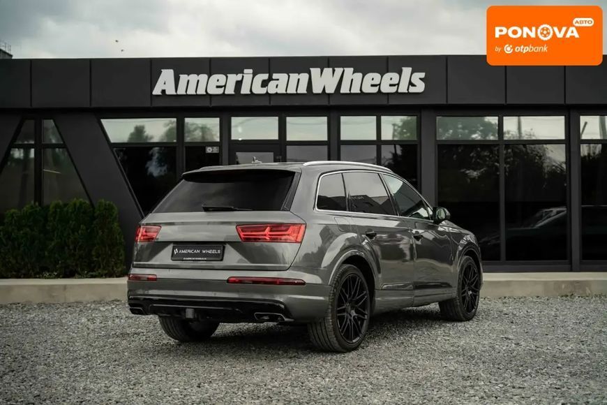 Audi Q7, 2017 р., Бензин, 158 тис. км, Позашляховик / Кросовер, Сірий, Чернівці AT-10418306 фото