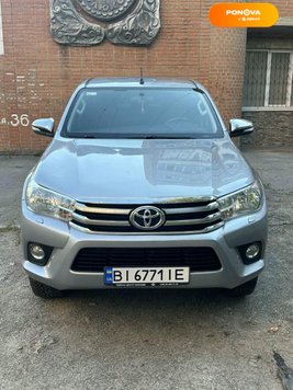 Toyota Hilux, 2017, Дизель, 2.39 л., 353 тис. км, Пікап, Сірий, Полтава Cars-Pr-182941 фото