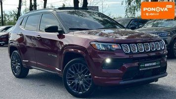 Jeep Compass, 2022 г., Бензин, 121 тыс. км, Внедорожник / Кроссовер, Красный, Полтава AT-10417353 фото