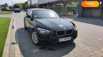 BMW 1 Series, 2013, Дизель, 1.6 л., 200 тис. км, Хетчбек, Чорний, Ужгород Cars-Pr-65801 фото