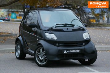 Smart Fortwo, 2006, Бензин, 0.7 л., 207 тис. км, Кабріолет, Чорний, Київ 279305 фото