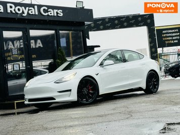 Tesla Model 3, 2020, Електро, 54 тис. км, Седан, Білий, Харків 279697 фото