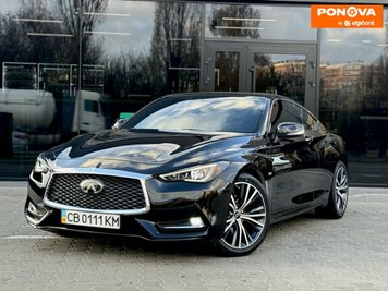 Infiniti Q60, 2020, Бензин, 3 л., 120 тис. км, Купе, Чорний, Київ 280670 фото