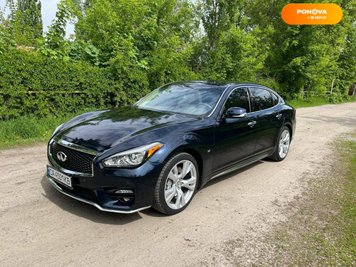 Infiniti Q70, 2018, Газ пропан-бутан / Бензин, 3.7 л., 60 тис. км, Седан, Синій, Кропивницький (Кіровоград) Cars-Pr-82139 фото