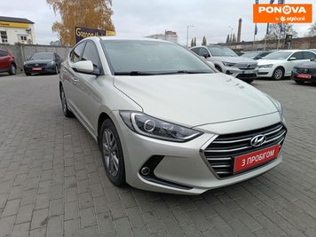 Hyundai Elantra, 2017, Газ пропан-бутан / Бензин, 1.6 л., 83 тис. км, Седан, Сірий, Полтава 278642 фото