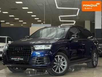 Audi Q7, 2019 р., Дизель, 84 тис. км, Позашляховик / Кросовер, Синій, Миколаїв AT-10413553 фото