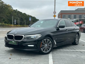 BMW 5 Series, 2018, Гібрид (PHEV), 2 л., 164 тис. км, Седан, Чорний, Київ 280544 фото