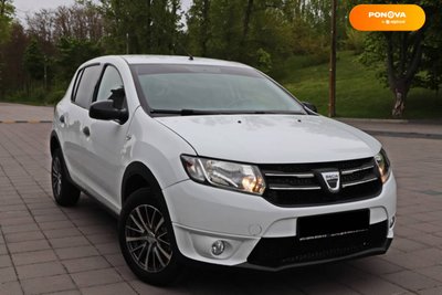 Dacia Sandero, 2017, Бензин, 0.9 л., 159 тыс. км, Хетчбек, Белый, Кременчук Cars-Pr-68479 фото