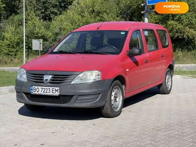 Dacia Logan, 2009, Бензин, 1.4 л., 219 тис. км, Седан, Червоний, Тернопіль 4362 фото