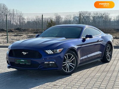 Ford Mustang, 2015, Бензин, 2.26 л., 91 тис. км, Купе, Синій, Київ 33495 фото