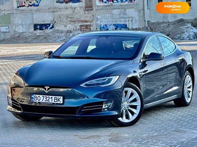Tesla Model S, 2018, Електро, 86 тыс. км, Лифтбек, Серый, Тернополь 43731 фото