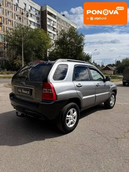 Kia Sportage, 2007 р., Газ пропан-бутан / Бензин, 289 тис. км, Позашляховик / Кросовер, Сірий, Запоріжжя AT-10427083 фото