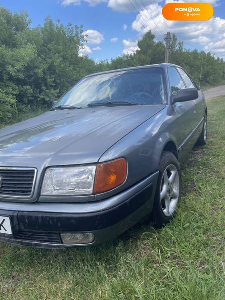 Audi 100, 1992, Газ пропан-бутан / Бензин, 2.3 л., 287 тис. км, Седан, Сірий, Суми Cars-Pr-65555 фото