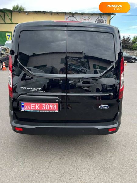 Ford Transit Connect, 2019, Дизель, 1.5 л., 242 тыс. км, Минивен, Чорный, Луцк 51477 фото