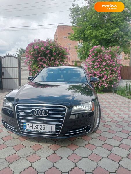 Audi A8, 2010, Бензин, 4.16 л., 330 тыс. км, Седан, Чорный, Сумы Cars-Pr-61871 фото