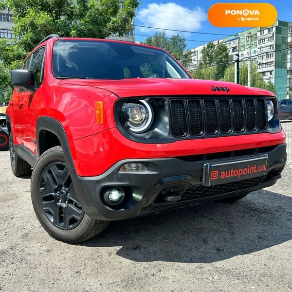 Jeep Renegade, 2019, Бензин, 2.36 л., 93 тыс. км, Внедорожник / Кроссовер, Красный, Сумы 110857 фото