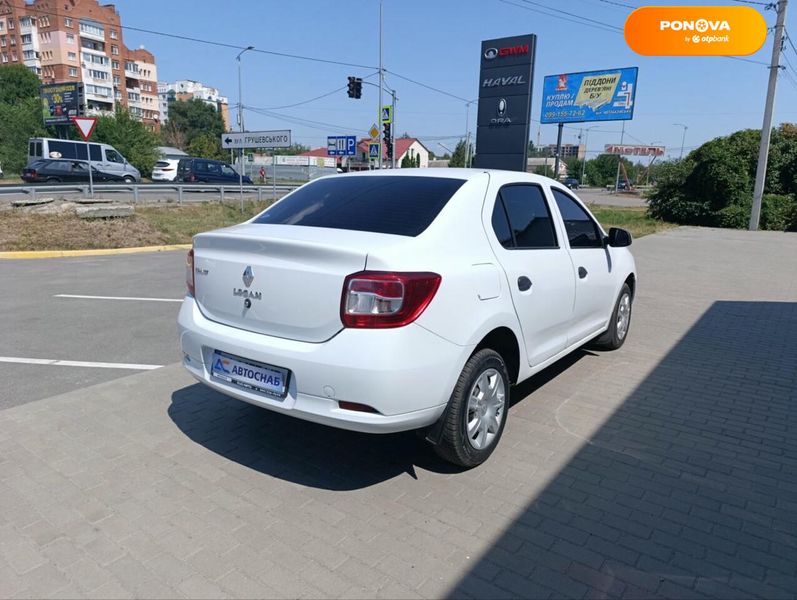 Renault Logan, 2016, Дизель, 1.5 л., 65 тис. км, Седан, Білий, Полтава 111222 фото