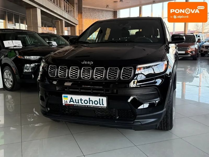 Jeep Compass, 2025 р., Бензин, 16 тис. км, Позашляховик / Кросовер, Чорний, Одеса AT-10415973 фото