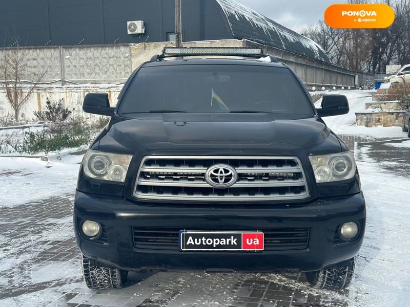 Toyota Sequoia, 2008, Газ пропан-бутан / Бензин, 5.7 л., 328 тис. км, Позашляховик / Кросовер, Чорний, Київ 27234 фото