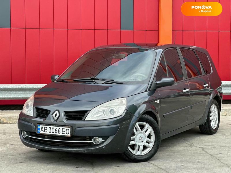 Renault Grand Scenic, 2007, Газ пропан-бутан / Бензин, 2 л., 300 тис. км, Мінівен, Сірий, Київ 108019 фото