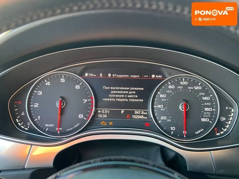 Audi A6, 2015 г., Бензин, 154 тыс. км, Седан, Чорный, Львов AT-10407574 фото