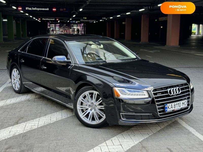 Audi A8, 2014, Бензин, 3 л., 143 тыс. км, Седан, Чорный, Киев 103803 фото