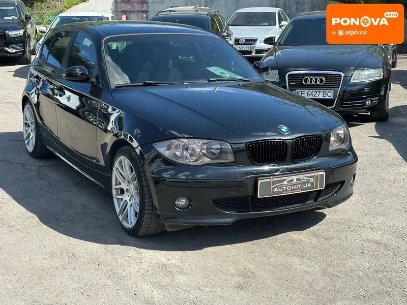 BMW 1 Series, 2005 г., Бензин, 247 тыс. км, Хетчбек, Чорный, Каменское (Днепродзержинск) AT-10417415 фото